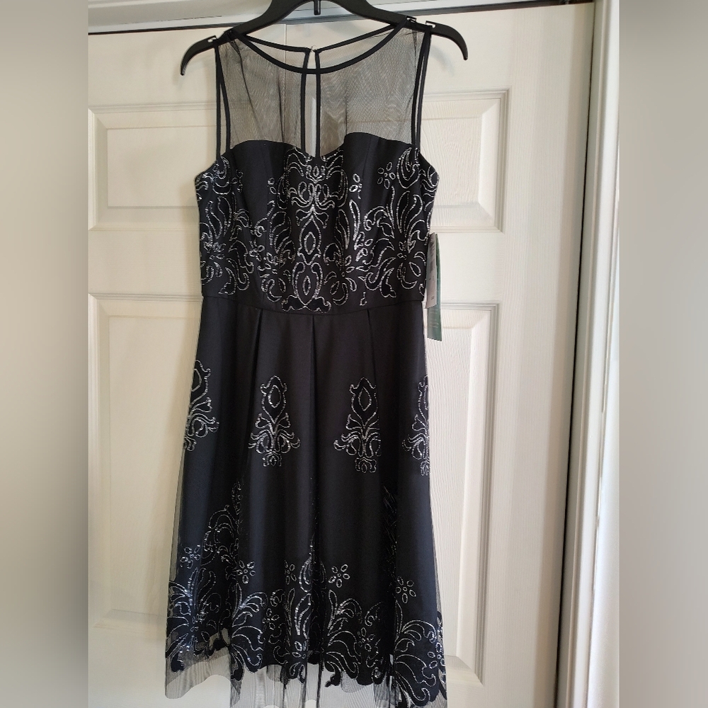 Black cocktail dress